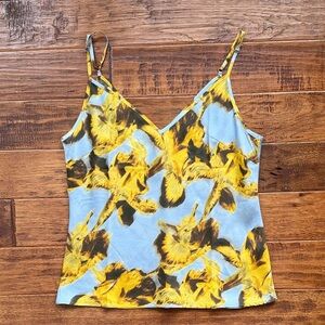 Jcrew Drapey Camisole in Saffron Floral, size small